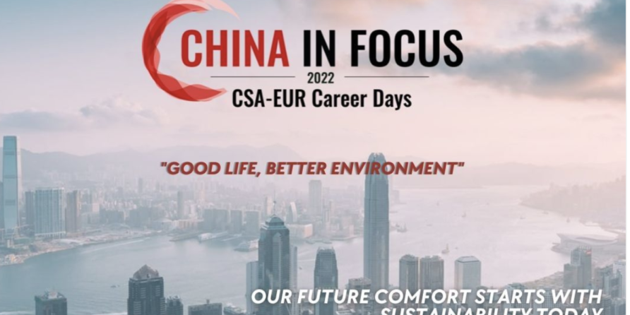 FEB 7, 2022 CHINA IN FOCUS 2022, Rotterdam | CSA-EUR Career Days